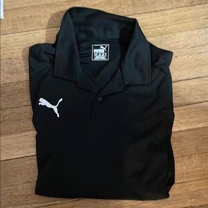 Puma Men's Black Polo Shirt
